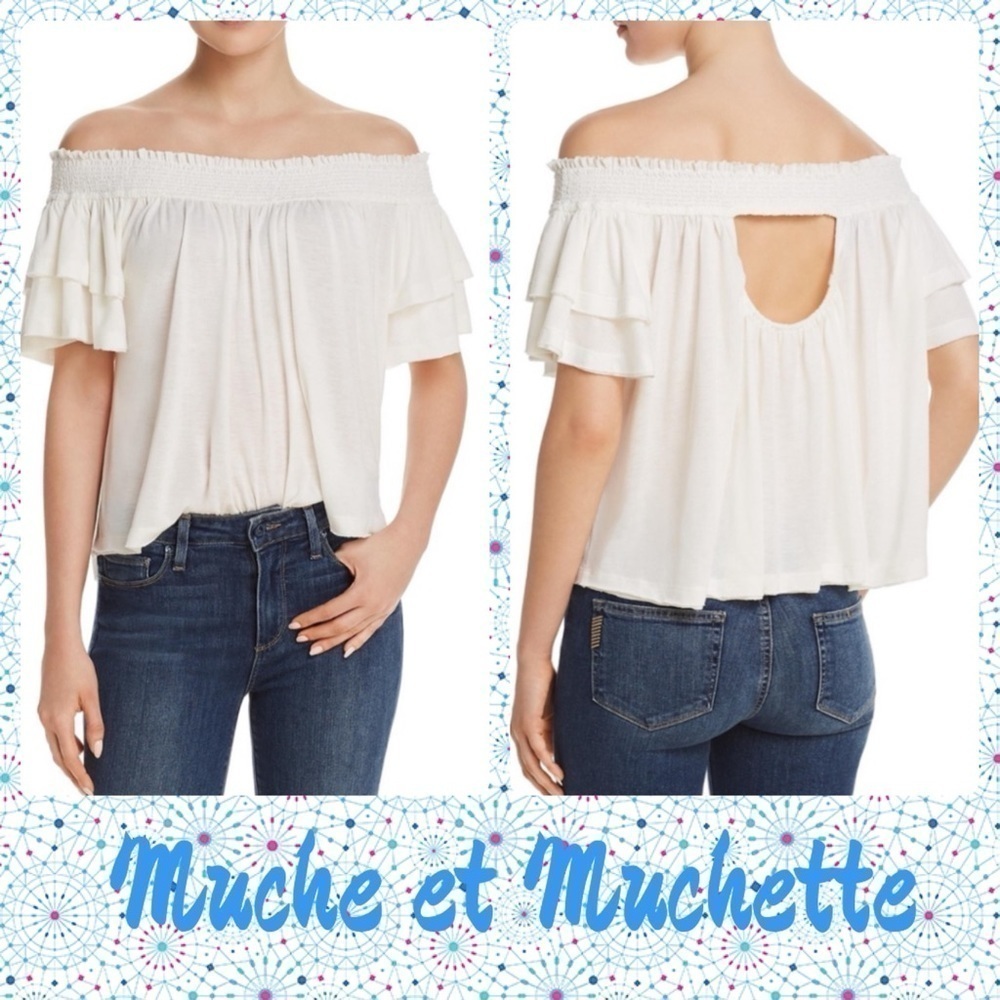 Muche et Muchette Jonathan Smock Off Shoulder Top
